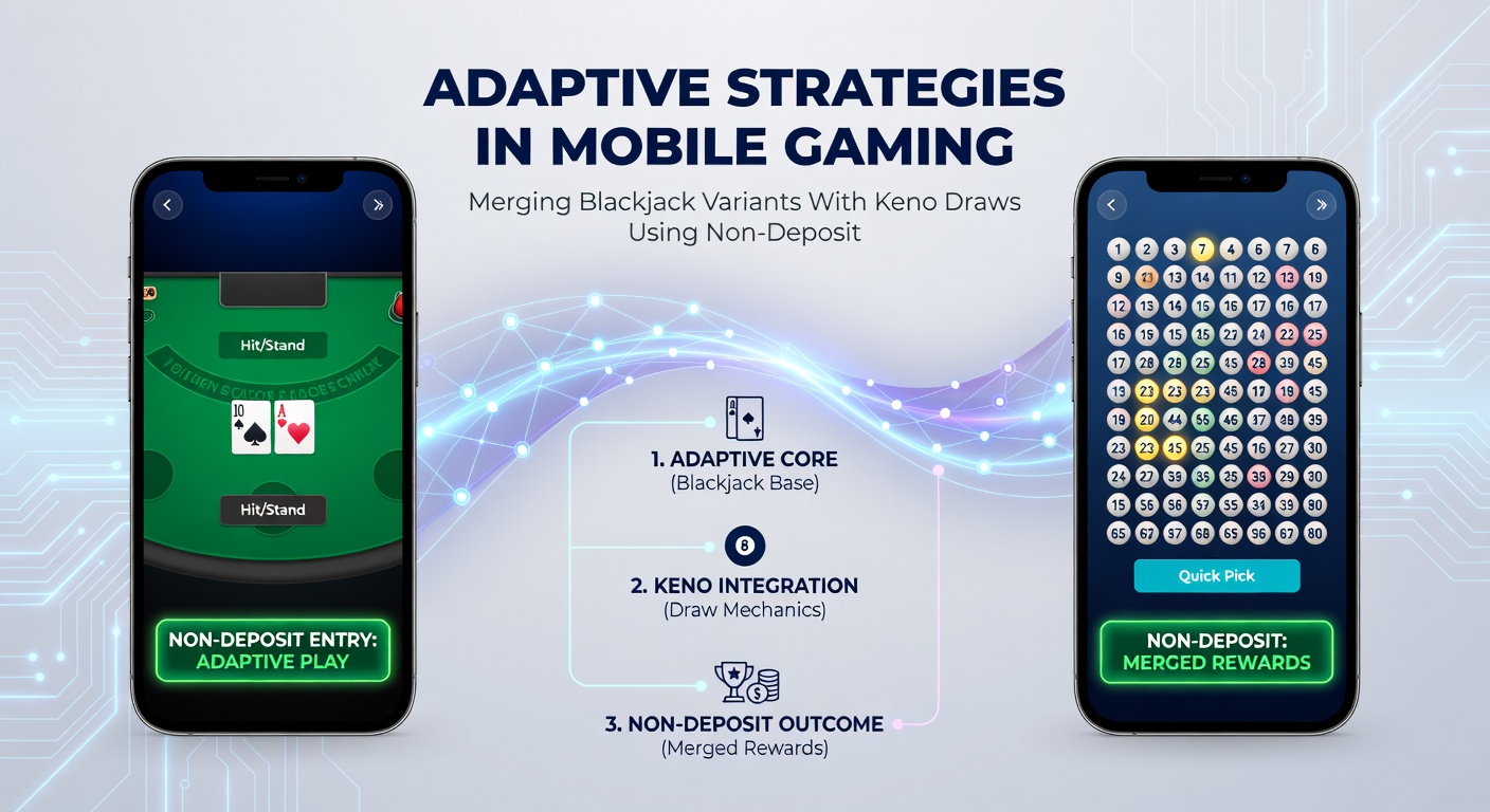 Adaptive Blackjack-Keno-Hybride mit No-Deposit-Boni auf mobilen Geräten