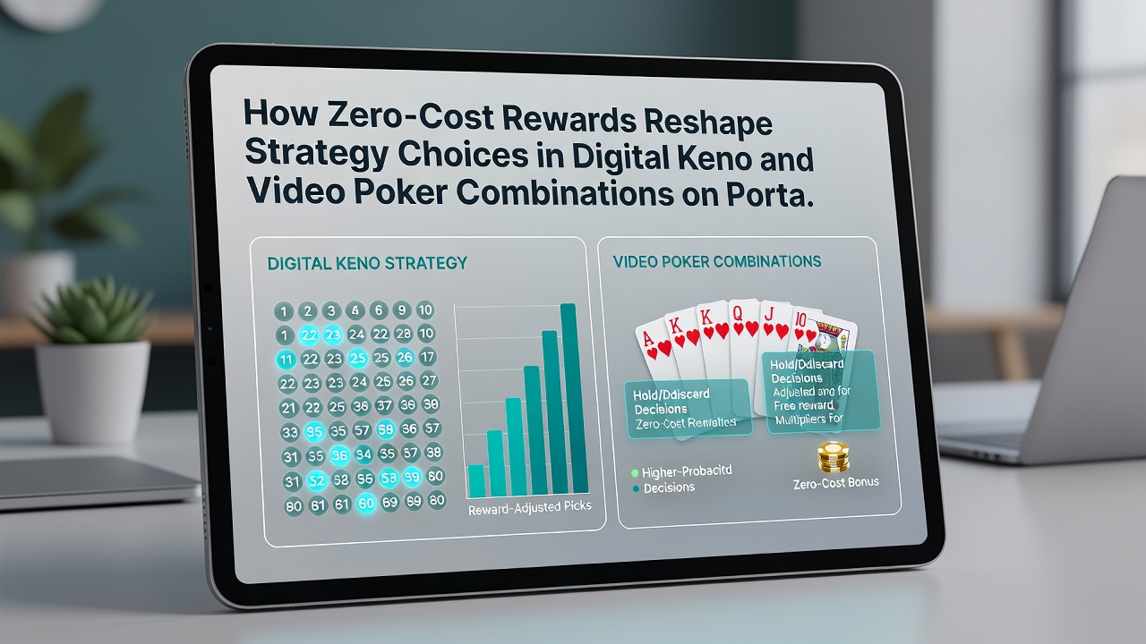 Darstellung von Strategieanpassungen in Keno- und Video-Poker-Hybriden auf Smartphones
