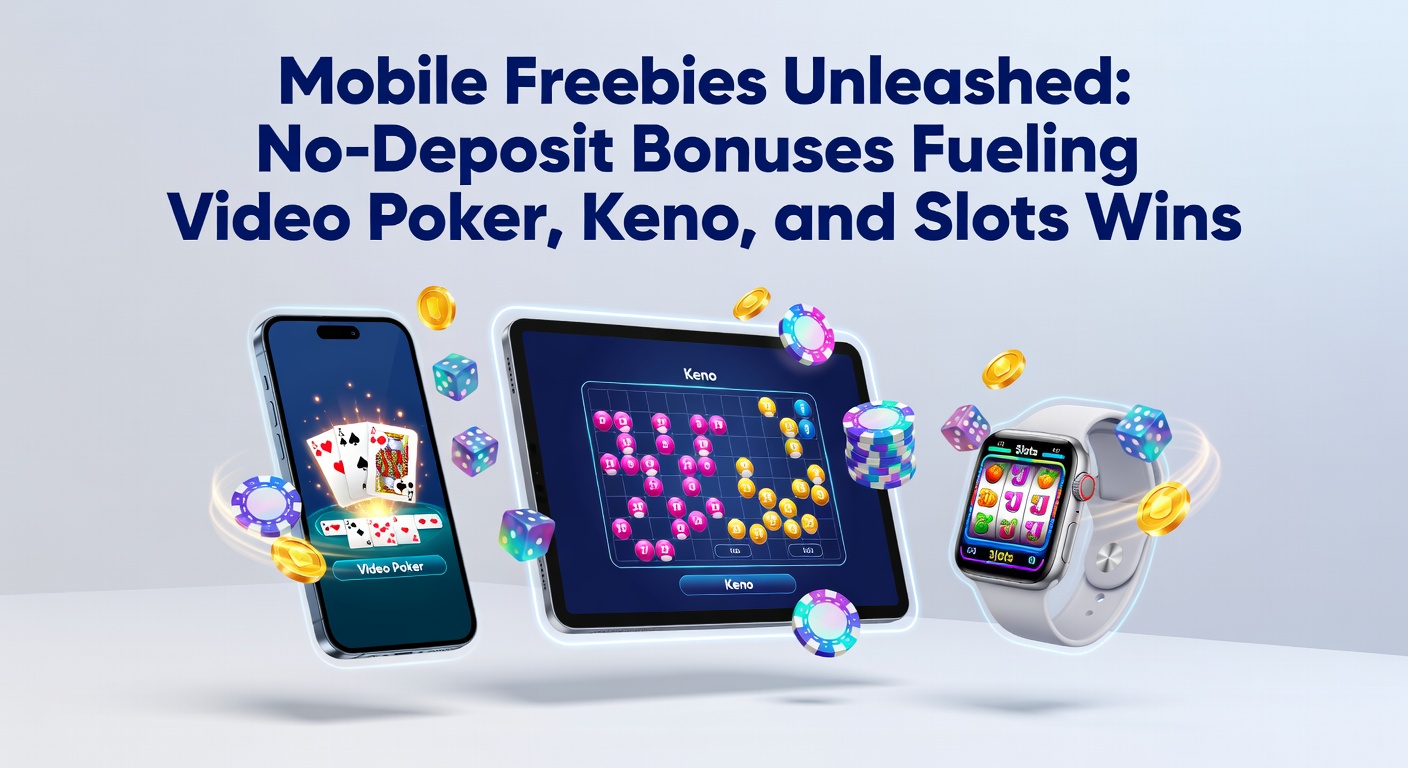 Keno-Ticket auf Tablet mit Slots-Rollen und Bonus-Pop-up im Hintergrund
